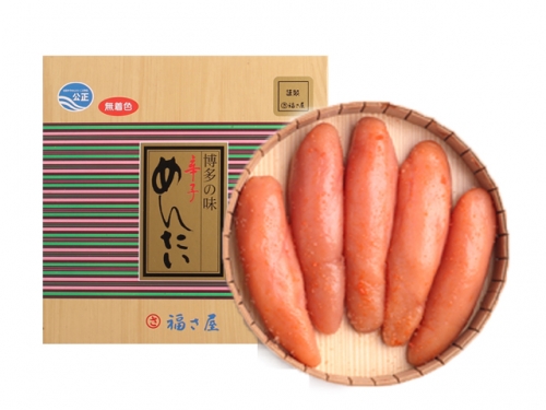 福さ屋 北海道産原卵使用 無着色謹製辛子めんたい【樽】210g