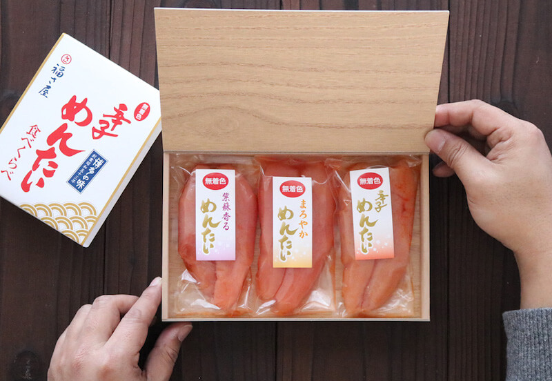 無着色辛子めんたい食べ比べセット360g