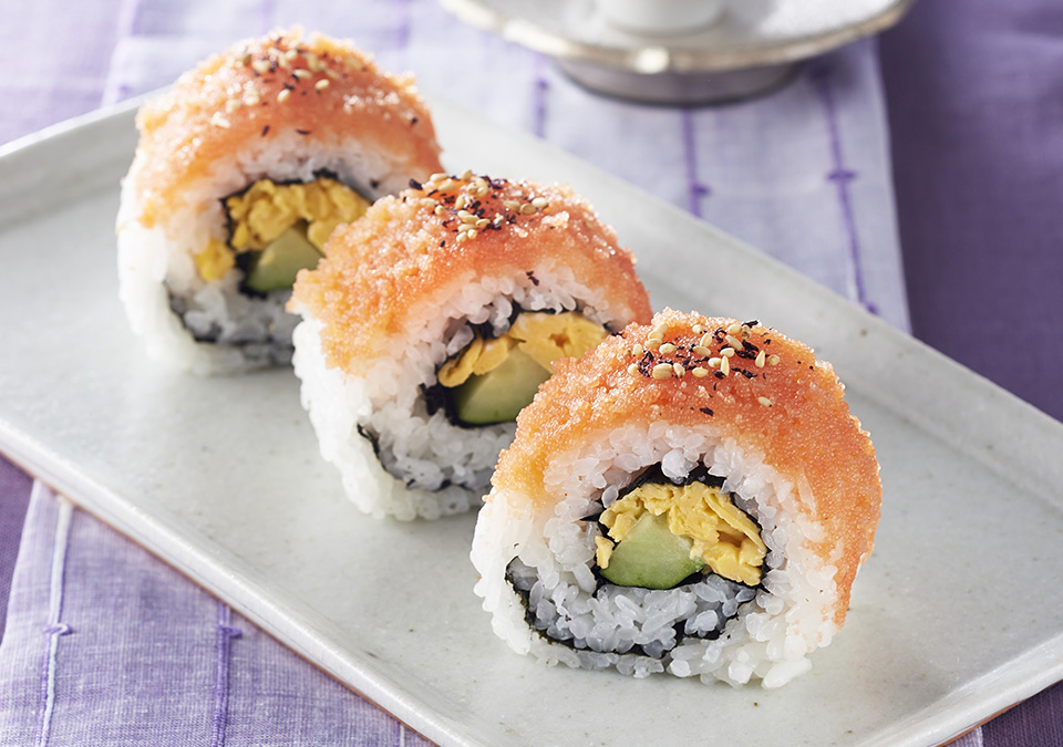 明太子ロール寿司