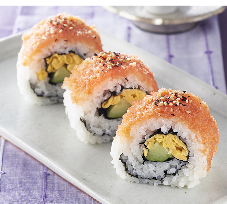 明太子ロール寿司